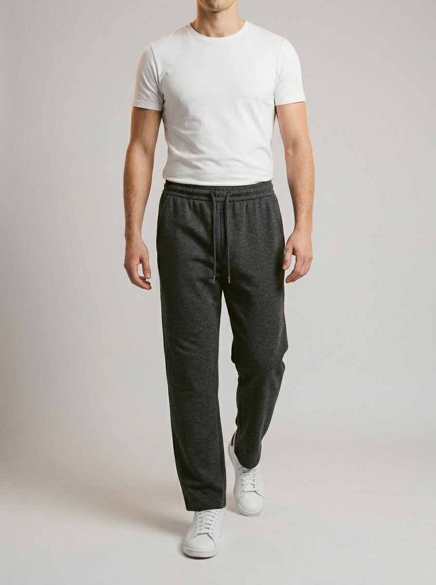 Mens Versatile Straight-leg Sweatpants In An Instagram-style Design
