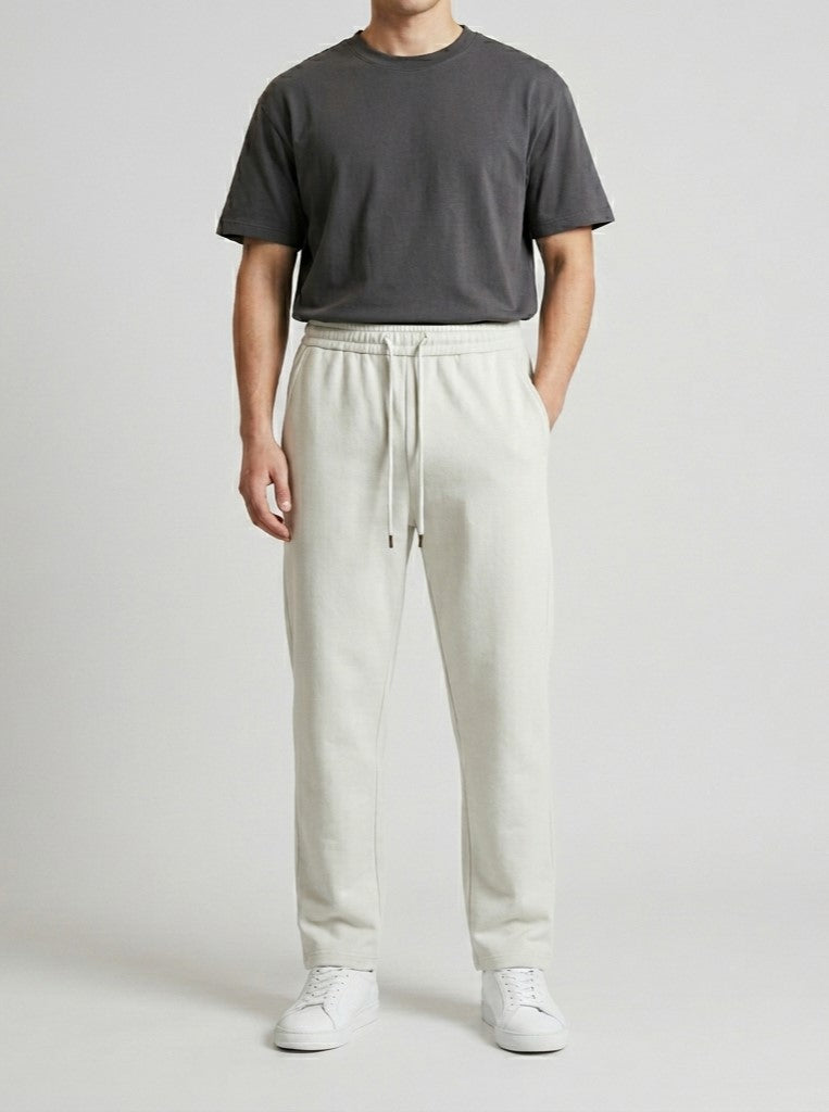 Mens Versatile Straight-leg Sweatpants In An Instagram-style Design