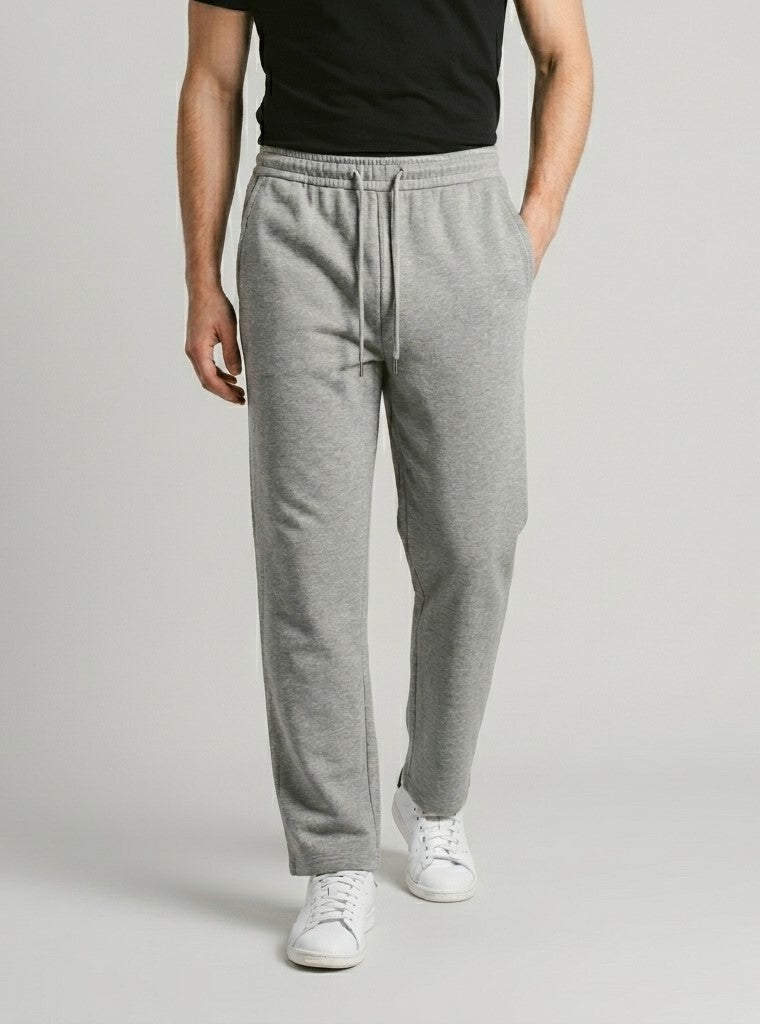 Mens Versatile Straight-leg Sweatpants In An Instagram-style Design