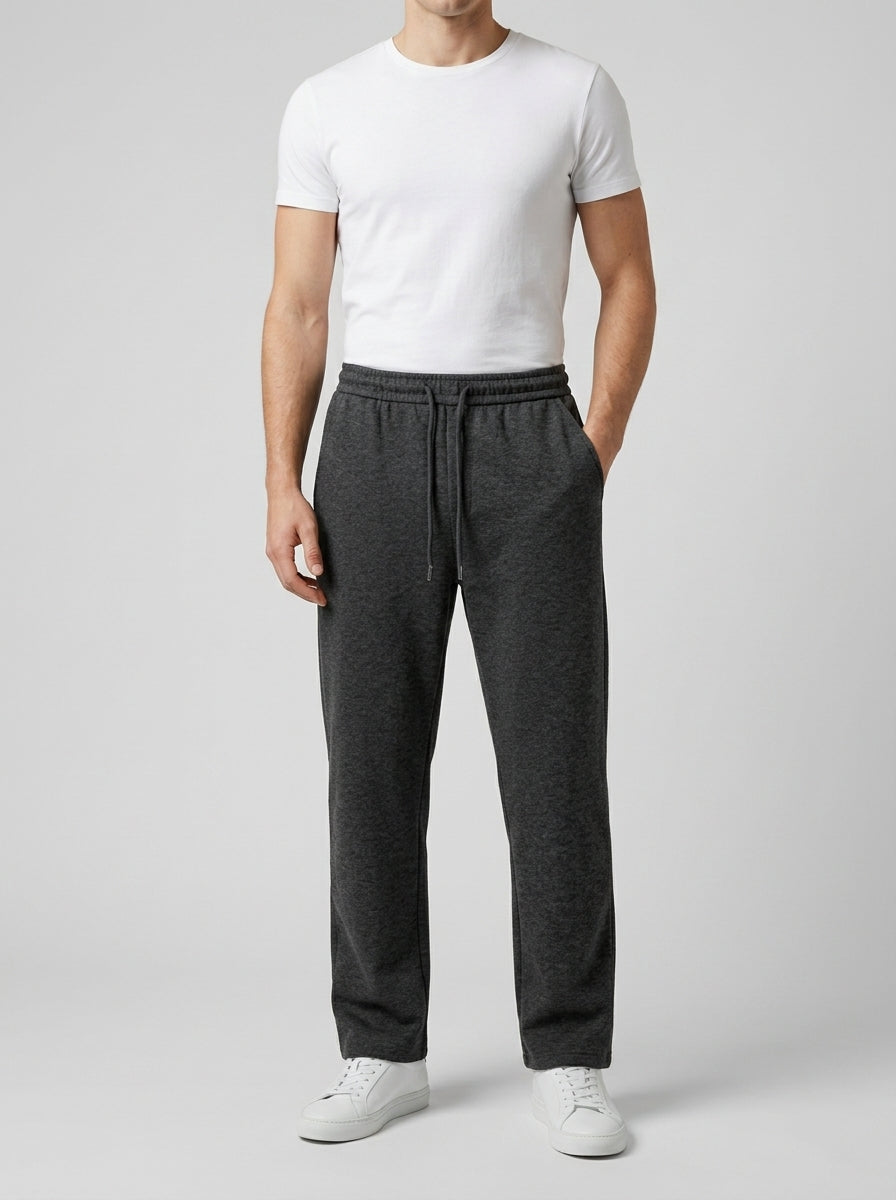 Mens Versatile Straight-leg Sweatpants In An Instagram-style Design