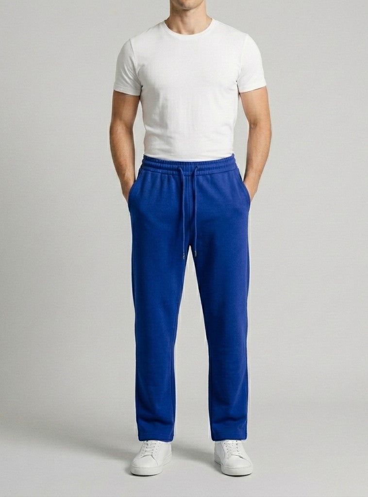 Mens Versatile Straight-leg Sweatpants In An Instagram-style Design