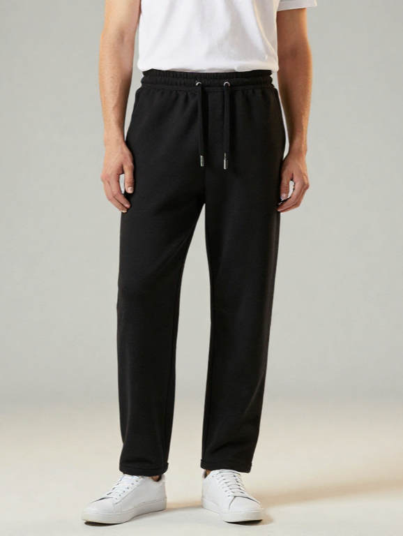 Mens Versatile Straight-leg Sweatpants In An Instagram-style Design