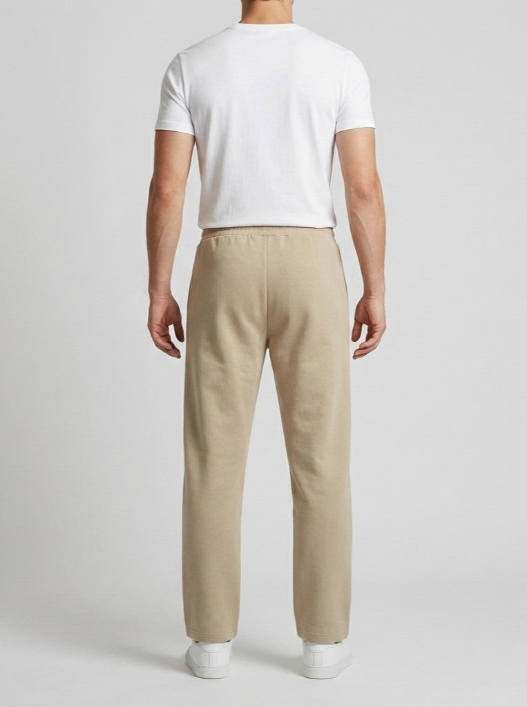 Mens Versatile Straight-leg Sweatpants In An Instagram-style Design