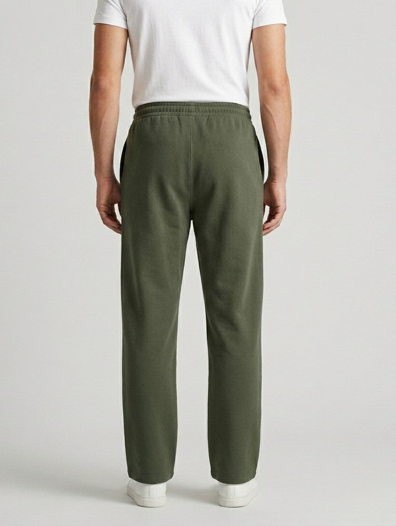 Mens Versatile Straight-leg Sweatpants In An Instagram-style Design