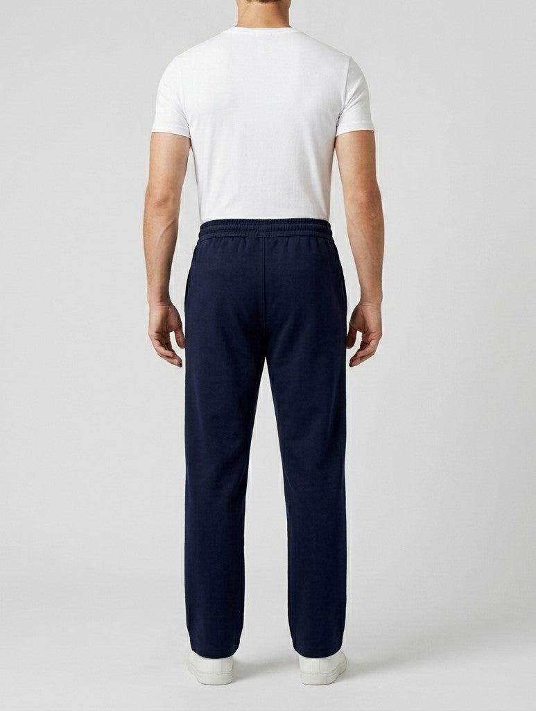 Mens Versatile Straight-leg Sweatpants In An Instagram-style Design