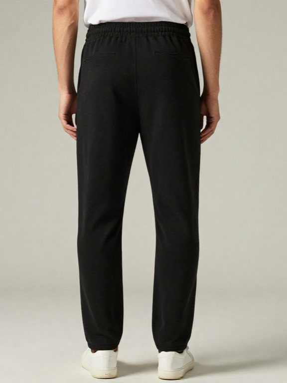 Mens Versatile Straight-leg Sweatpants In An Instagram-style Design