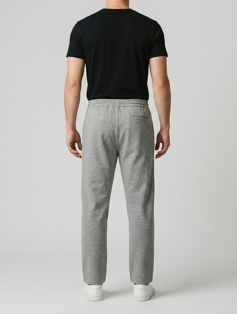 Mens Versatile Straight-leg Sweatpants In An Instagram-style Design