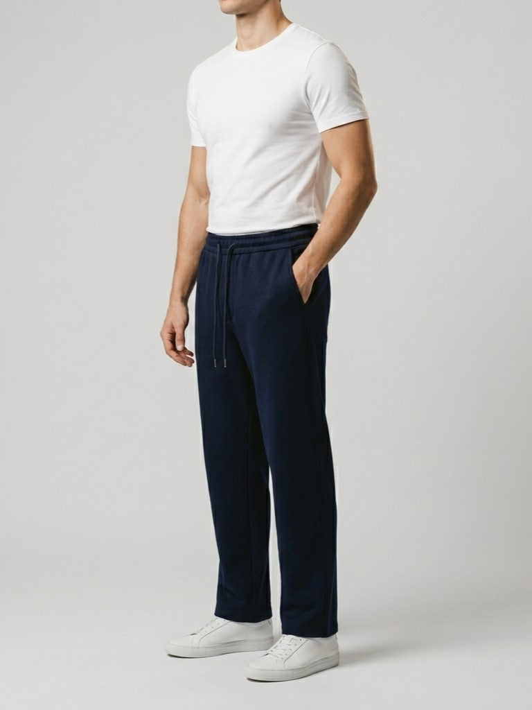 Mens Versatile Straight-leg Sweatpants In An Instagram-style Design