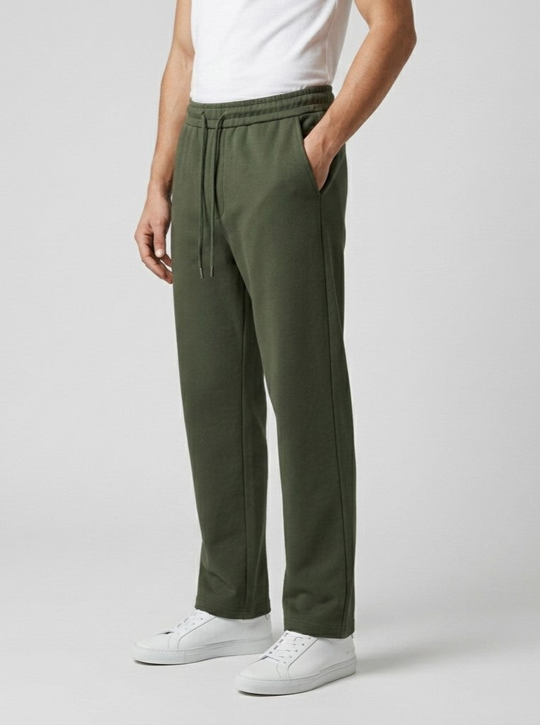 Mens Versatile Straight-leg Sweatpants In An Instagram-style Design