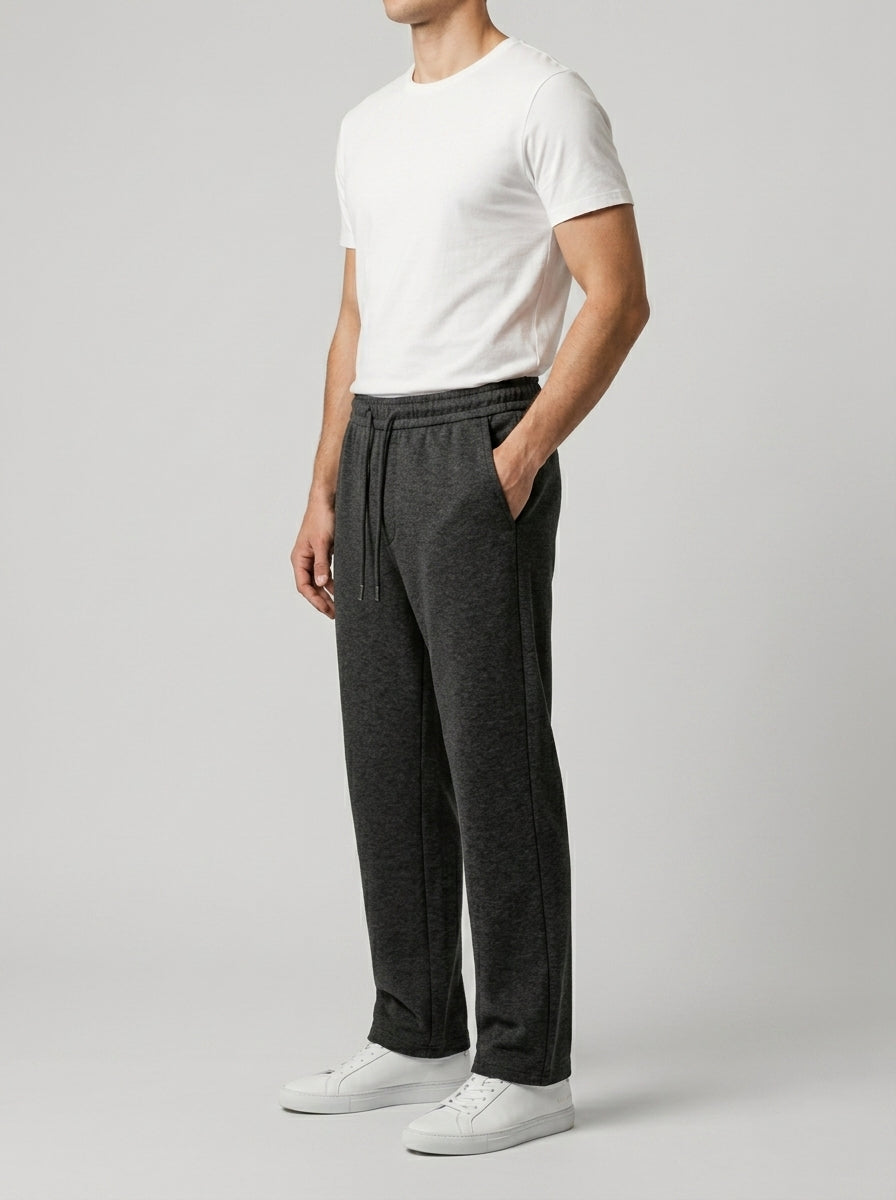 Mens Versatile Straight-leg Sweatpants In An Instagram-style Design