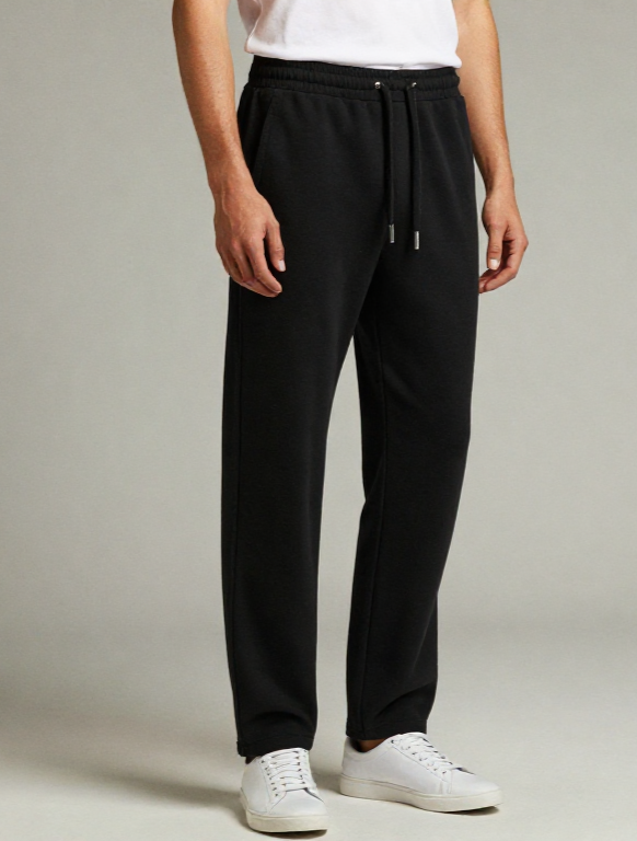 Mens Versatile Straight-leg Sweatpants In An Instagram-style Design