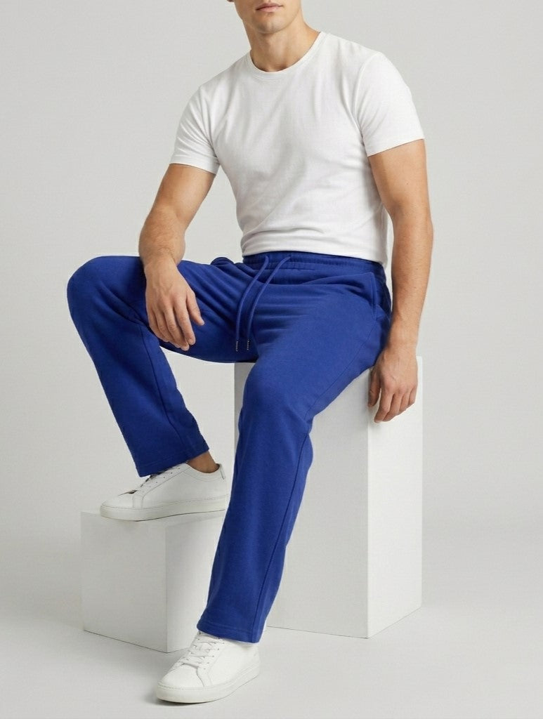 Mens Versatile Straight-leg Sweatpants In An Instagram-style Design