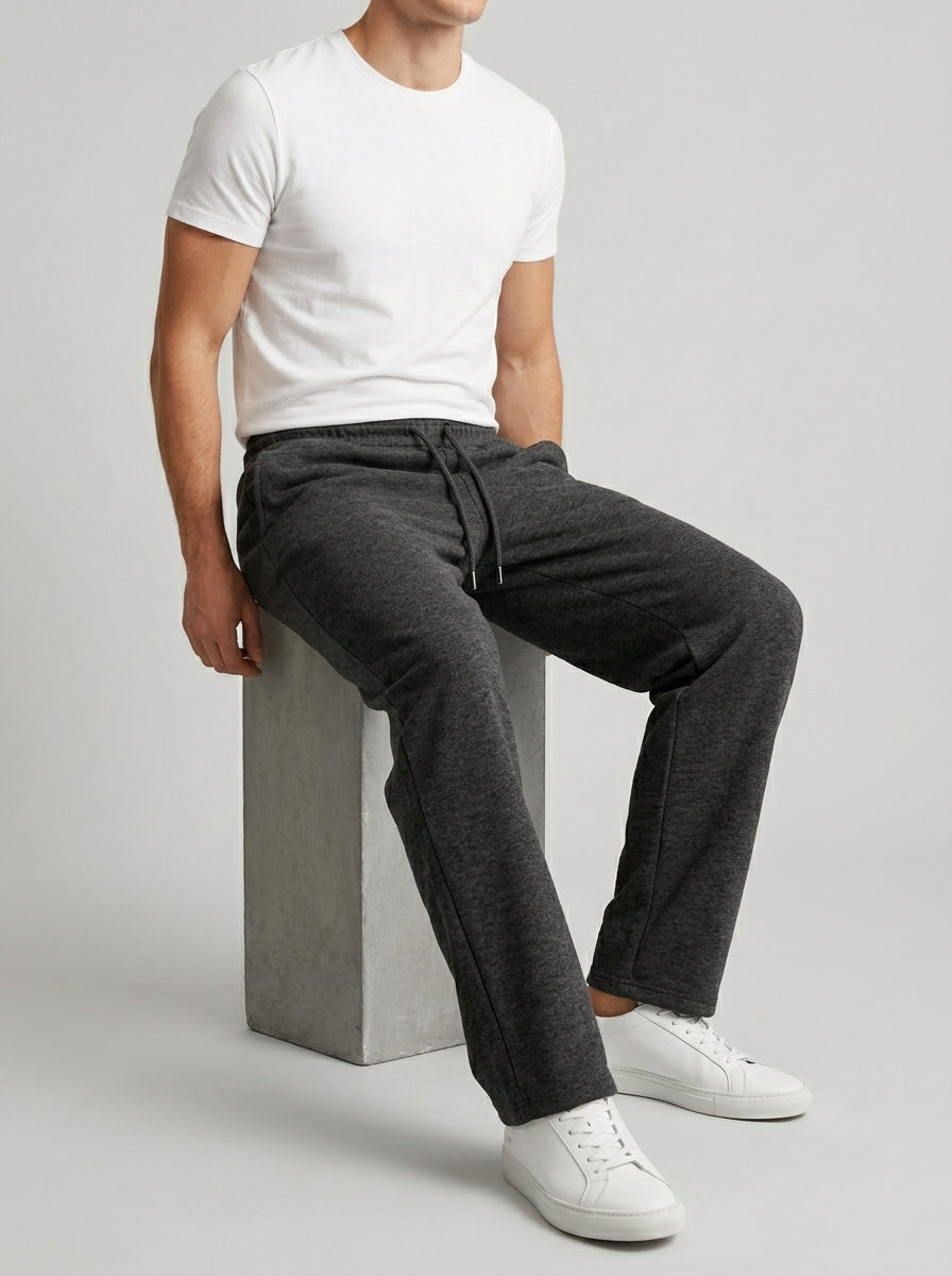 Mens Versatile Straight-leg Sweatpants In An Instagram-style Design